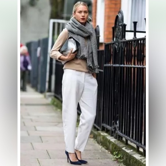 Worthington Modern Fit High Rise Straight Leg Trouser Slacks 8 NWT White - Picture 1 of 15